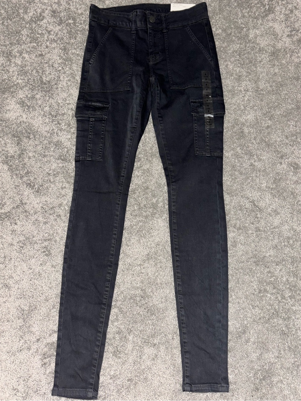 American Eagle Outfitters Black Skinny Cargo Jeggings